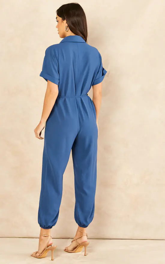 New ???? Jenerique Navy Blue Jumpsuit With Pockets ???? 4 New ???? Jenerique Navy Blue Jumpsuit With Pockets ???? - Image 4