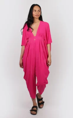 Buy ???? Bullet Mina Jumpsuit Fuchsia Pink ????