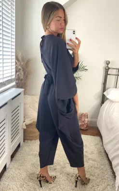 Top 10 ???? Bullet Mina Jumpsuit In Charcoal ???? -Jolie Moi shop unnamed file 441