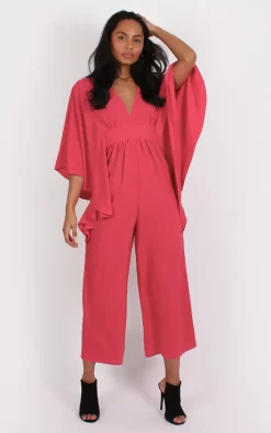 Best deal ✔️ Bullet Dafny Culotte Batwing Jumpsuit Pink ????
