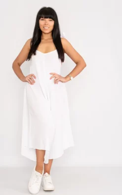 Best Pirce ???? LOES House Romper Linen Jumpsuit In White ????