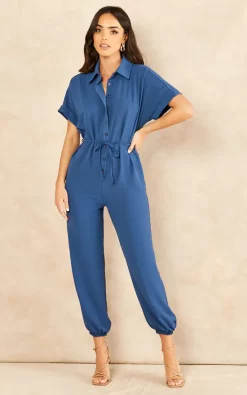 New ???? Jenerique Navy Blue Jumpsuit With Pockets ????